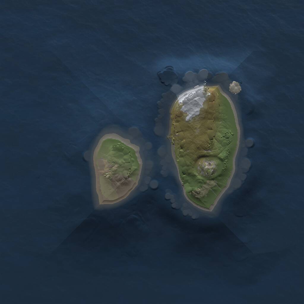 Rust Map: Procedural Map, Size: 1000, Seed: 411438050, 1 Monuments