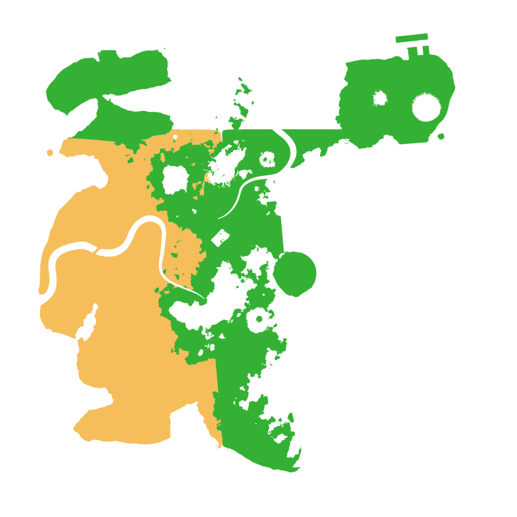 Biome Rust Map: Procedural Map, Size: 3250, Seed: 5147612