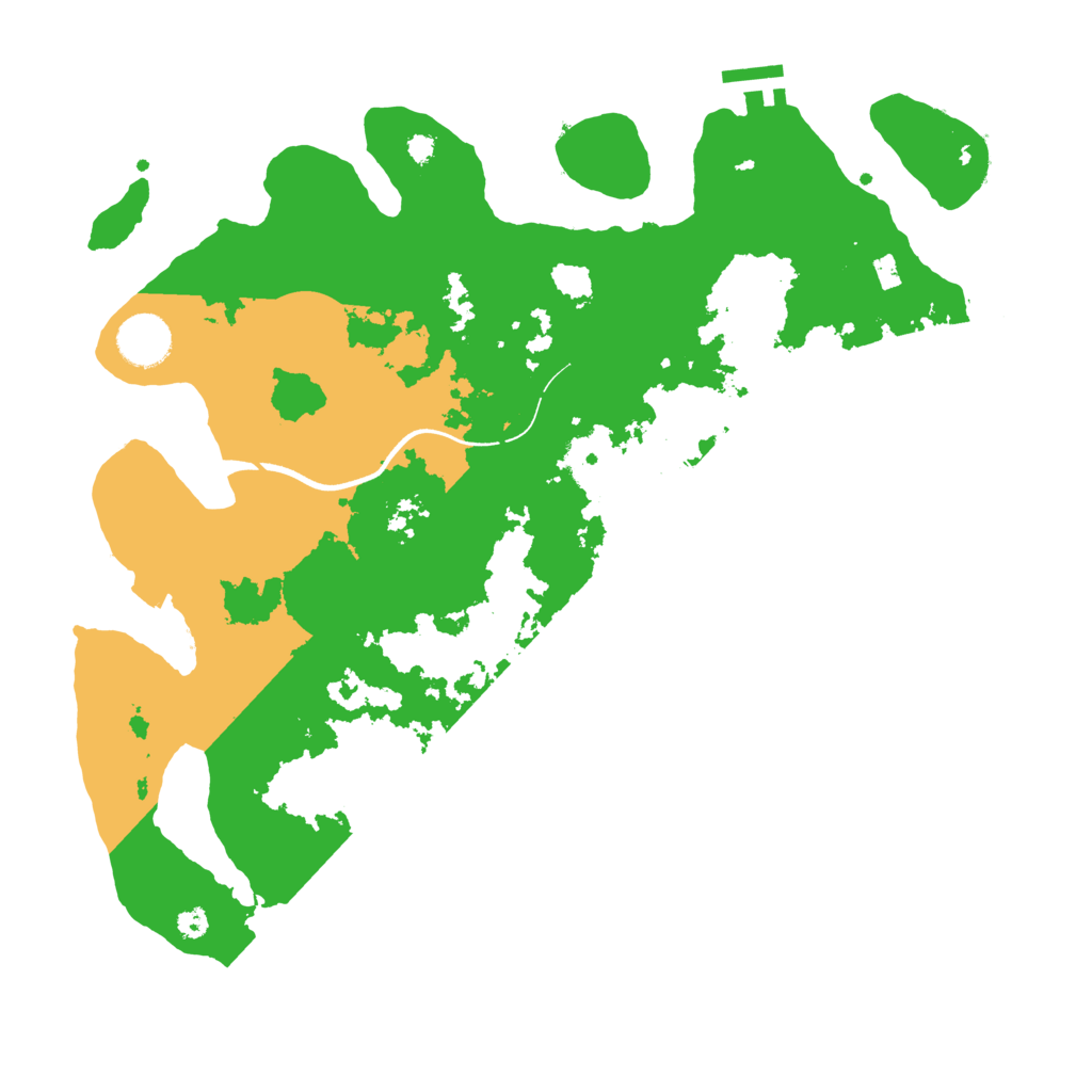 Biome Rust Map: Procedural Map, Size: 3600, Seed: 218831