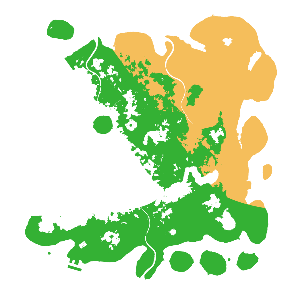 Biome Rust Map: Procedural Map, Size: 4250, Seed: 553186269
