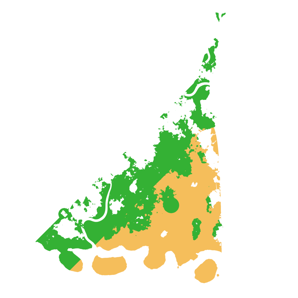 Biome Rust Map: Procedural Map, Size: 5000, Seed: 3343345