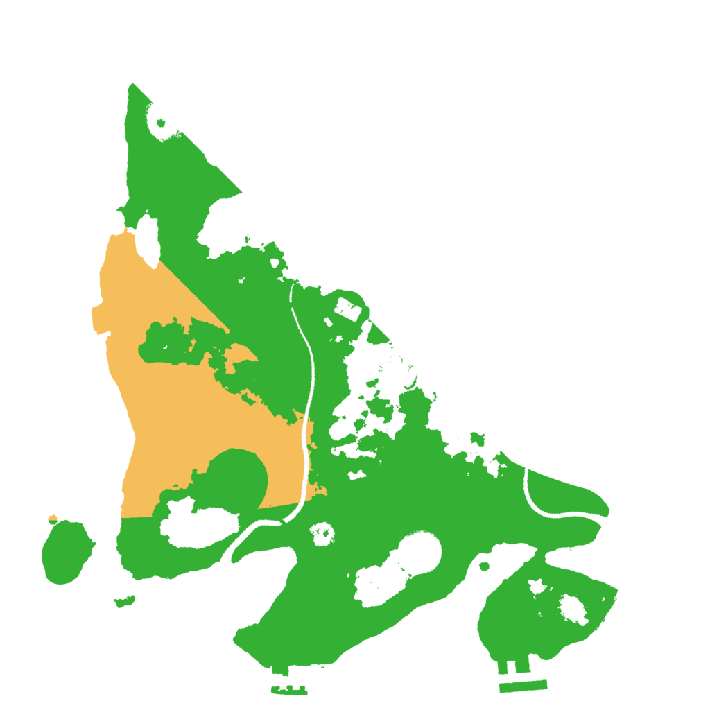 Biome Rust Map: Procedural Map, Size: 3000, Seed: 5490268