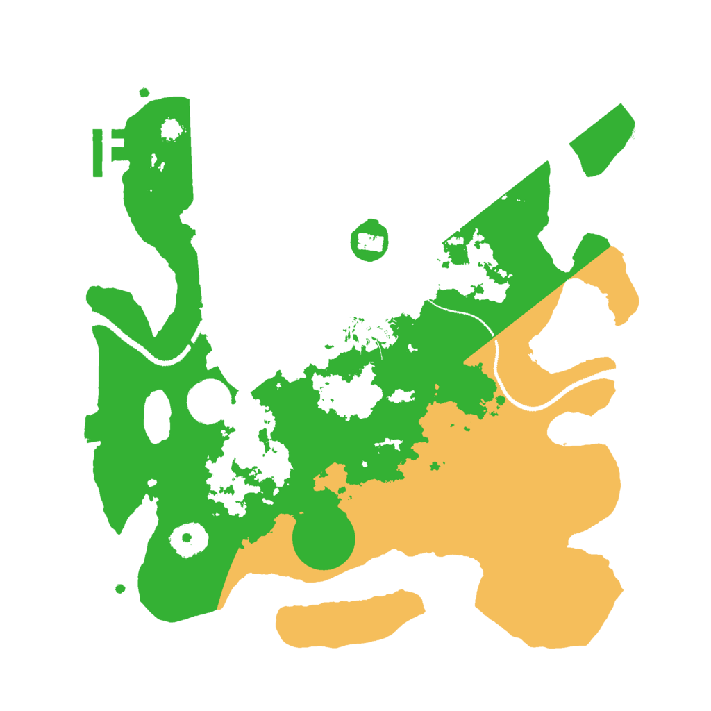 Biome Rust Map: Procedural Map, Size: 3000, Seed: 32762