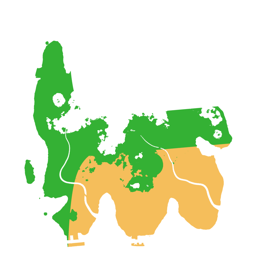 Biome Rust Map: Procedural Map, Size: 3000, Seed: 4090