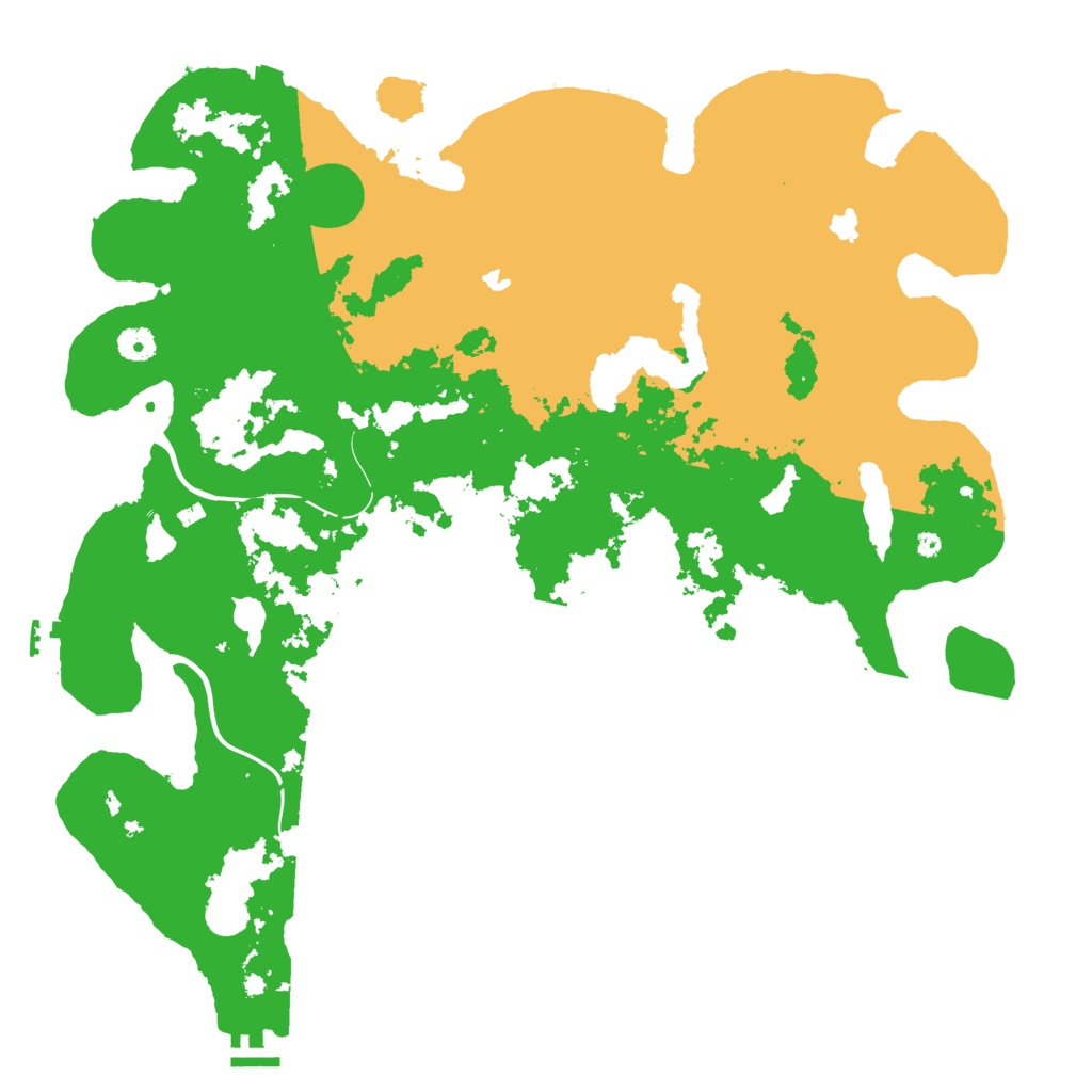Biome Rust Map: Procedural Map, Size: 4500, Seed: 425992681