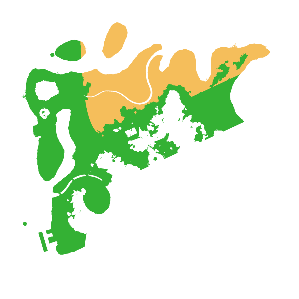 Biome Rust Map: Procedural Map, Size: 3000, Seed: 17692