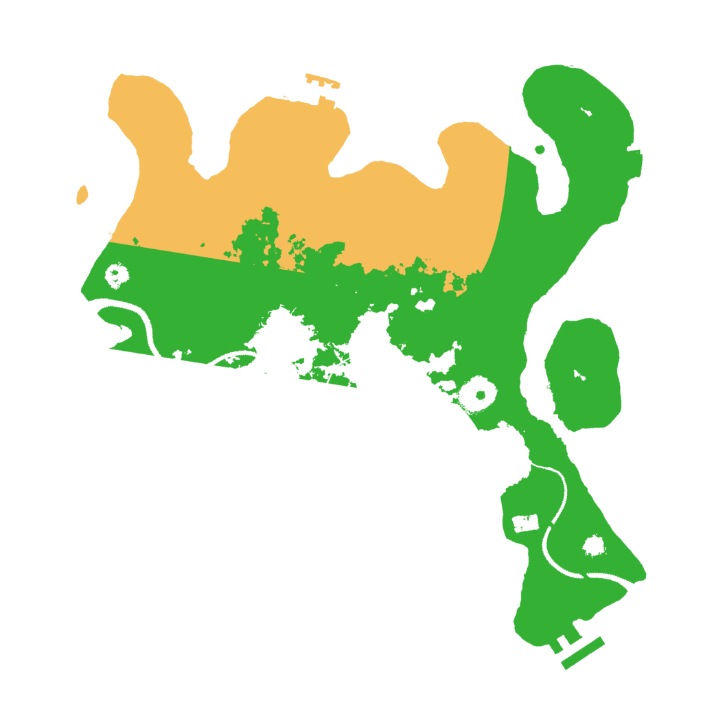 Biome Rust Map: Procedural Map, Size: 3000, Seed: 30671