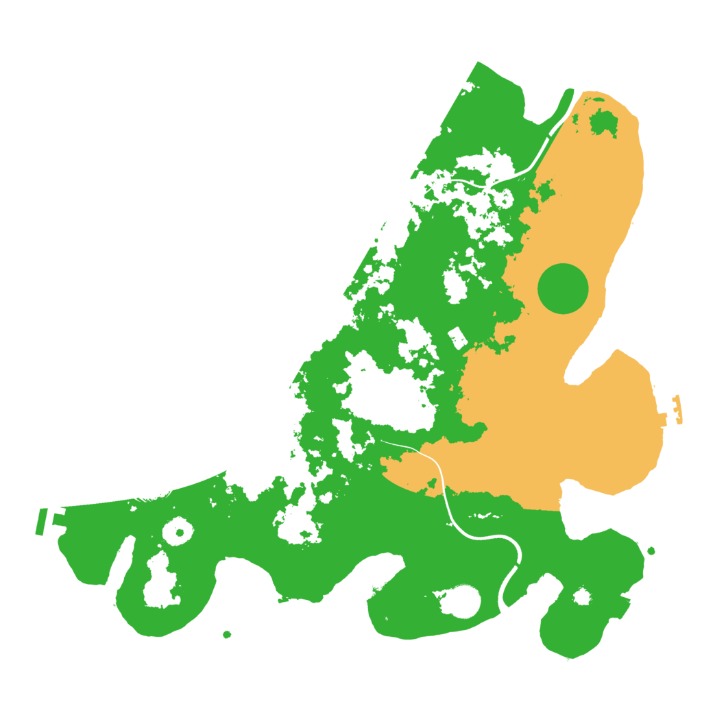 Biome Rust Map: Procedural Map, Size: 3650, Seed: 8