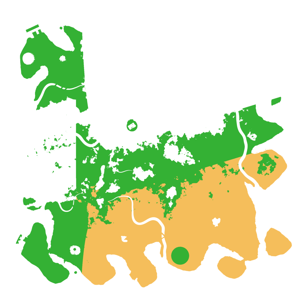 Biome Rust Map: Procedural Map, Size: 4500, Seed: 182681523