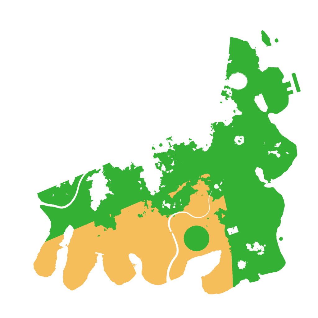 Biome Rust Map: Procedural Map, Size: 3300, Seed: 37575