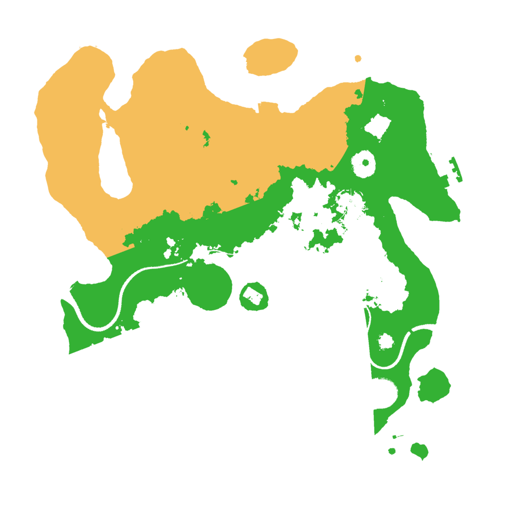 Biome Rust Map: Procedural Map, Size: 3000, Seed: 584276554