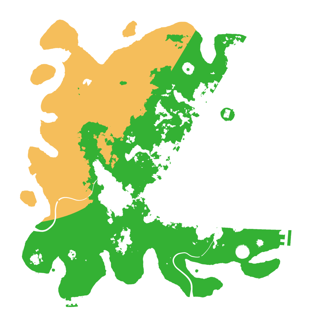Biome Rust Map: Procedural Map, Size: 4000, Seed: 919662254