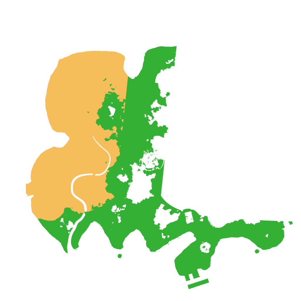Biome Rust Map: Procedural Map, Size: 2850, Seed: 588772976