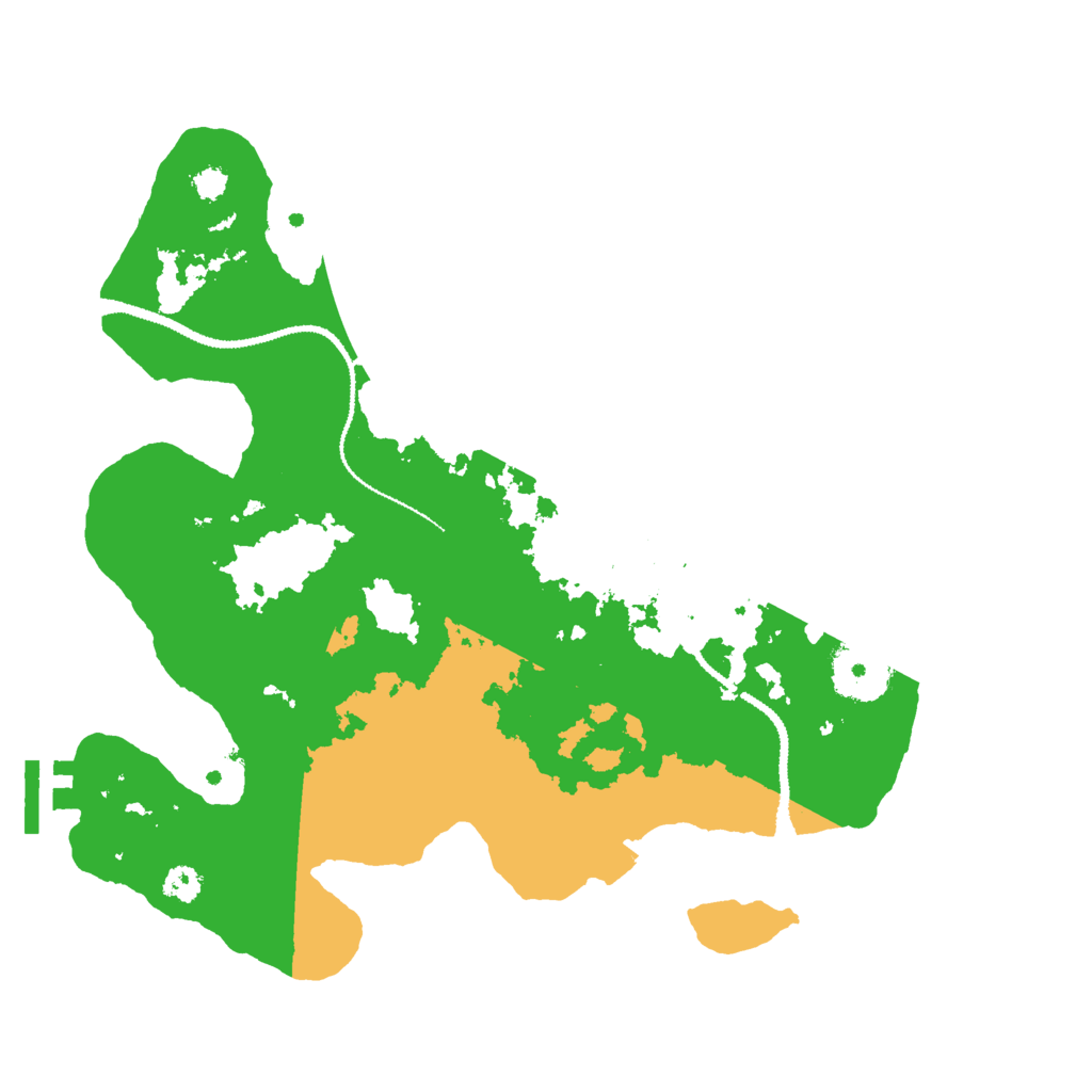 Biome Rust Map: Procedural Map, Size: 3000, Seed: 2919