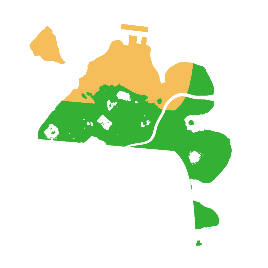 Biome Rust Map: Procedural Map, Size: 2000, Seed: 852222