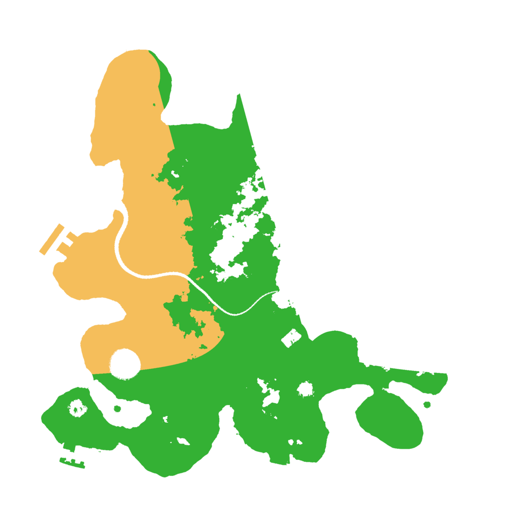 Biome Rust Map: Procedural Map, Size: 3000, Seed: 19601