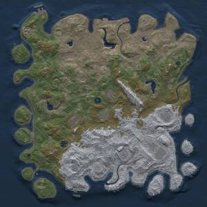 Thumbnail Rust Map: Procedural Map, Size: 4750, Seed: 862287412, 17 Monuments
