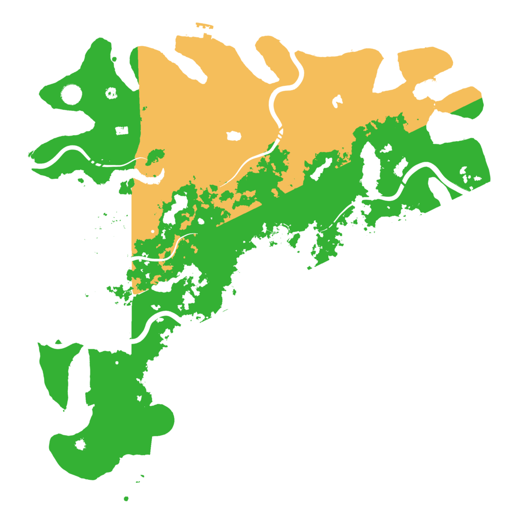 Biome Rust Map: Procedural Map, Size: 4500, Seed: 2054441795