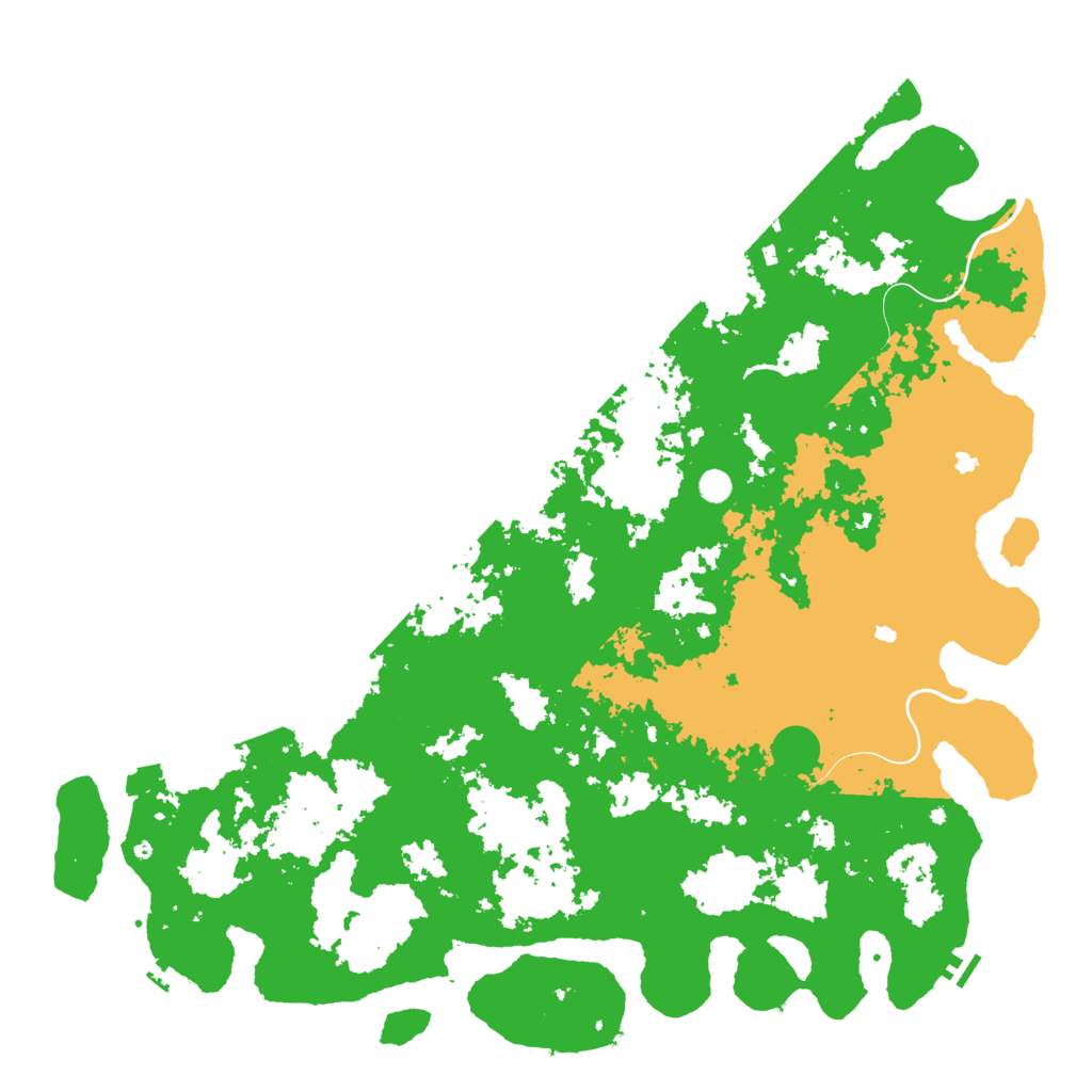Biome Rust Map: Procedural Map, Size: 6000, Seed: 753512447