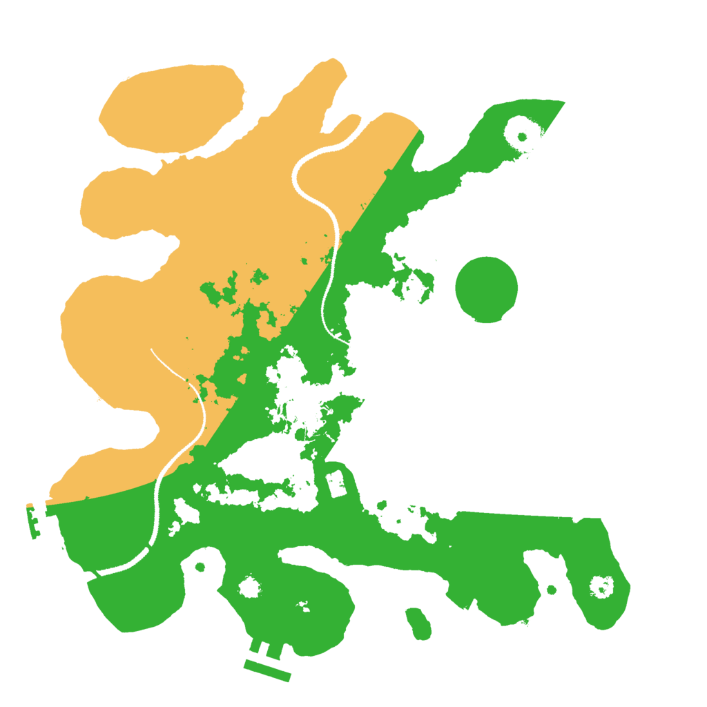 Biome Rust Map: Procedural Map, Size: 3000, Seed: 3455