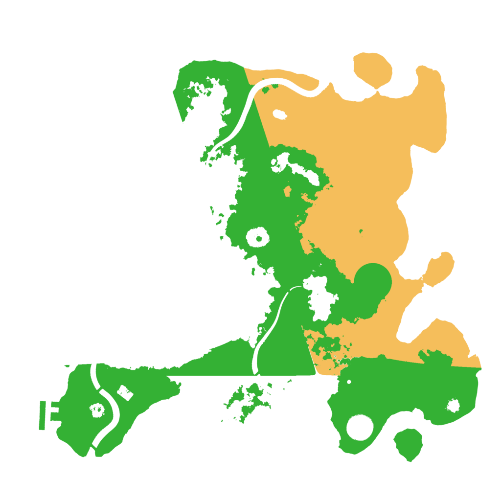 Biome Rust Map: Procedural Map, Size: 3500, Seed: 1042300394