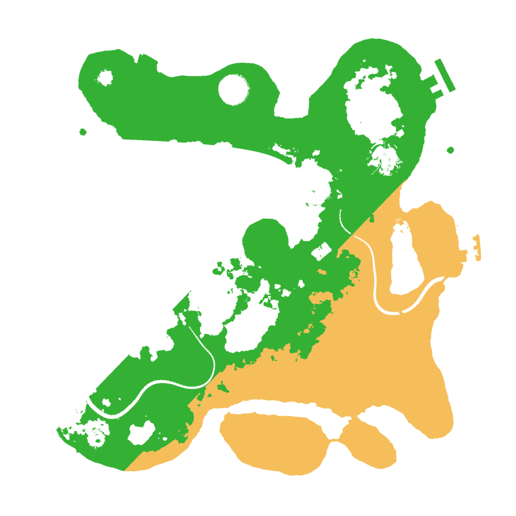 Biome Rust Map: Procedural Map, Size: 3000, Seed: 1318595662