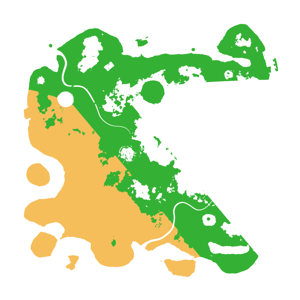 Biome Rust Map: Procedural Map, Size: 3500, Seed: 6751