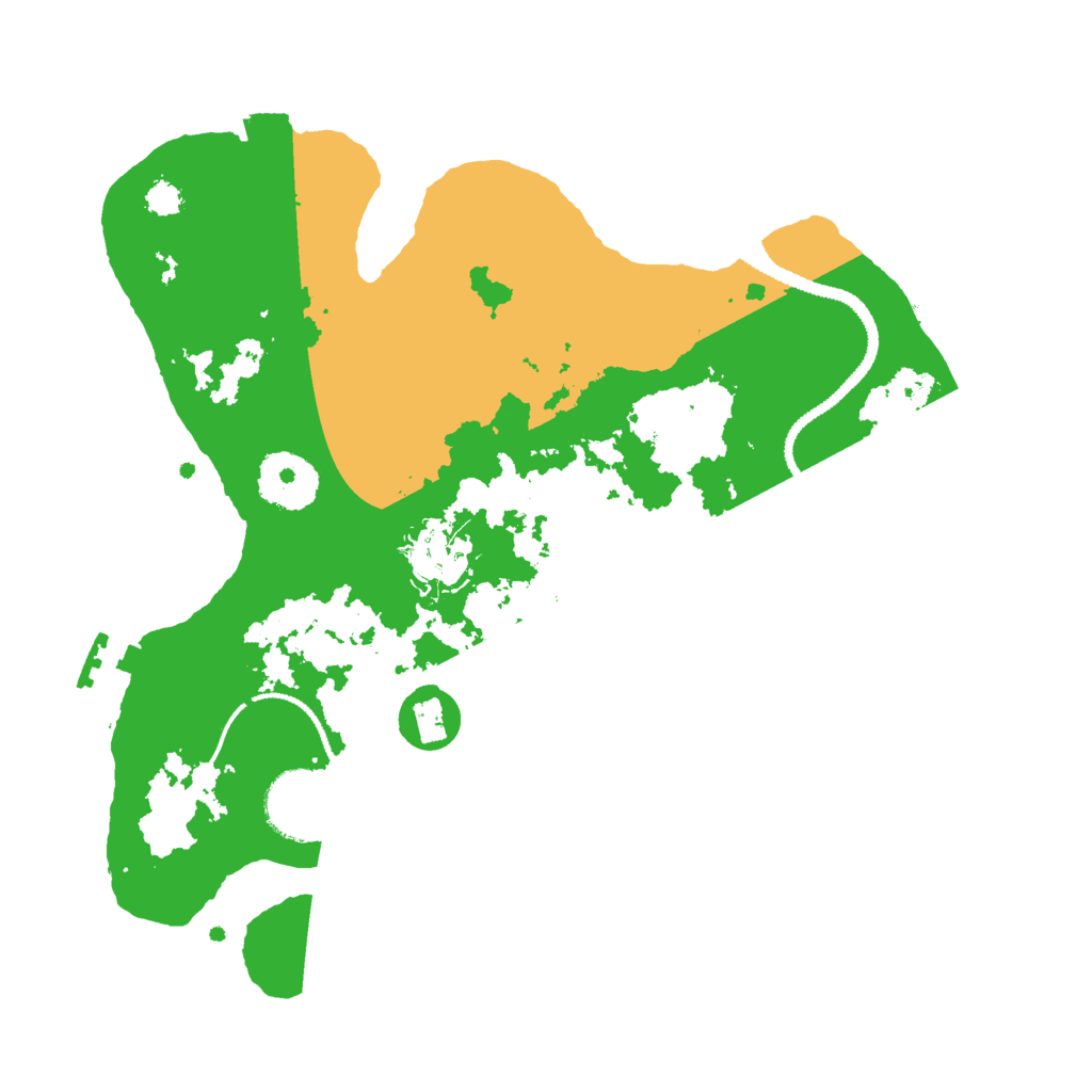 Biome Rust Map: Procedural Map, Size: 2800, Seed: 481981