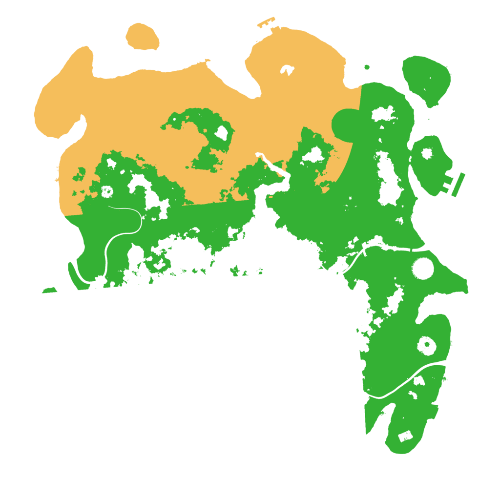 Biome Rust Map: Procedural Map, Size: 4050, Seed: 2126193124