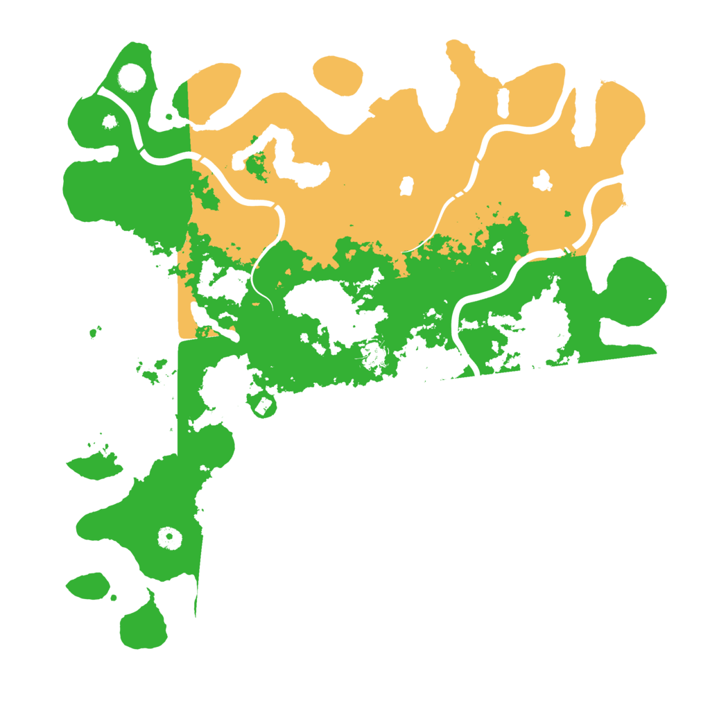 Biome Rust Map: Procedural Map, Size: 4500, Seed: 1345722677