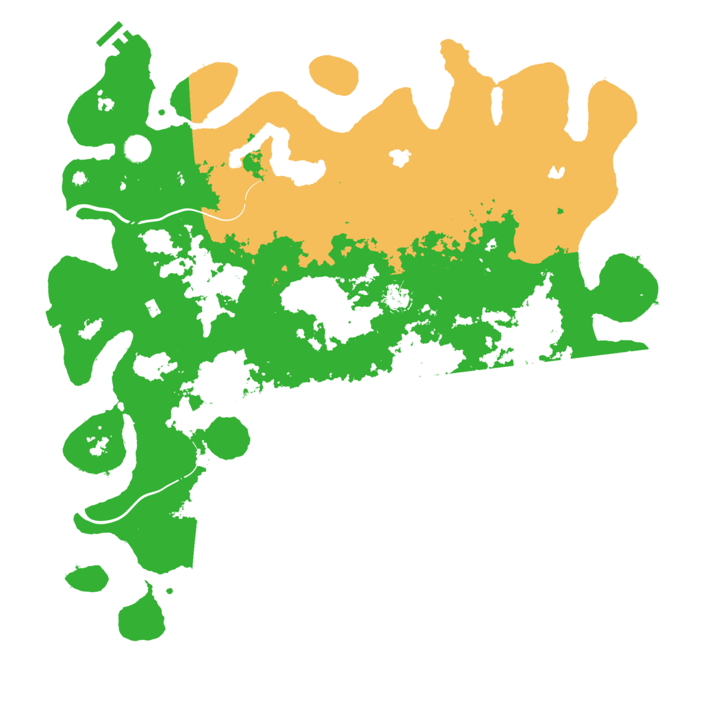 Biome Rust Map: Procedural Map, Size: 4500, Seed: 1345722677