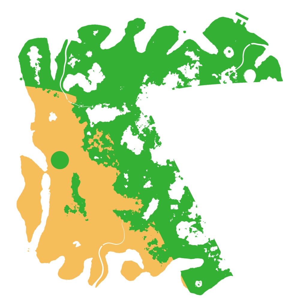 Biome Rust Map: Procedural Map, Size: 4500, Seed: 486423772