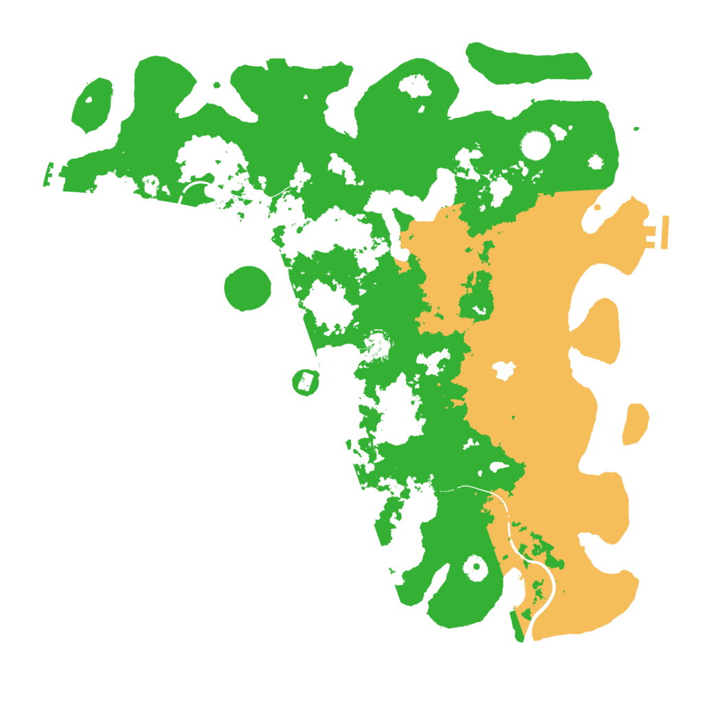 Biome Rust Map: Procedural Map, Size: 4250, Seed: 1234367890