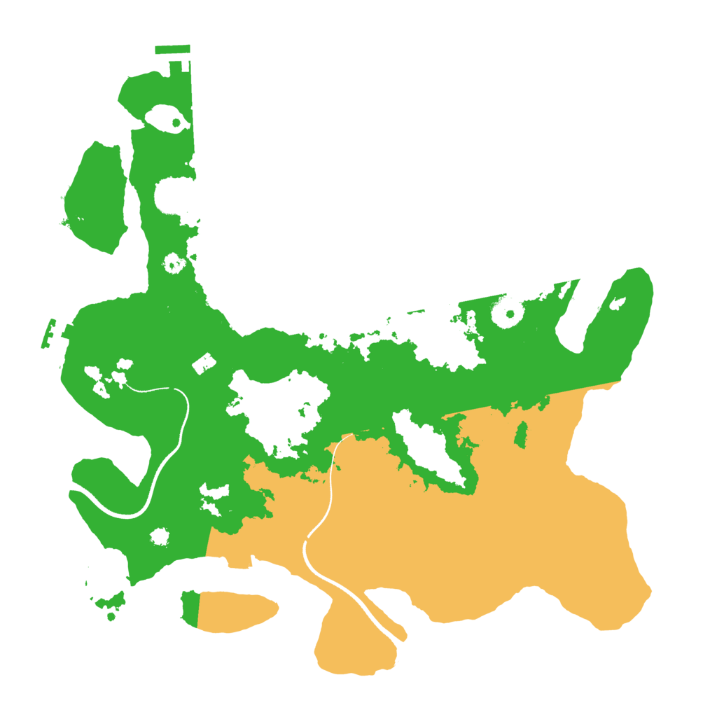 Biome Rust Map: Procedural Map, Size: 3500, Seed: 1432272684