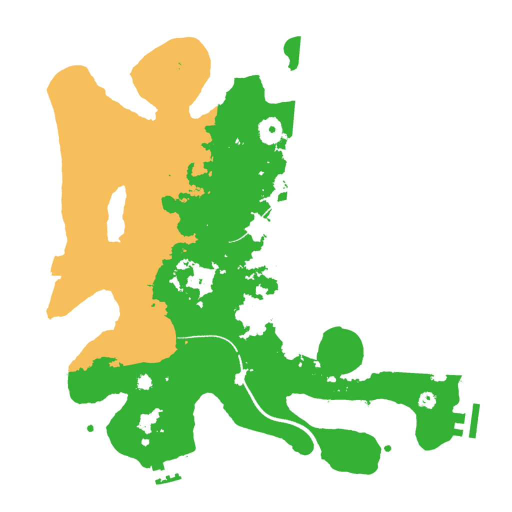 Biome Rust Map: Procedural Map, Size: 3000, Seed: 1188997974