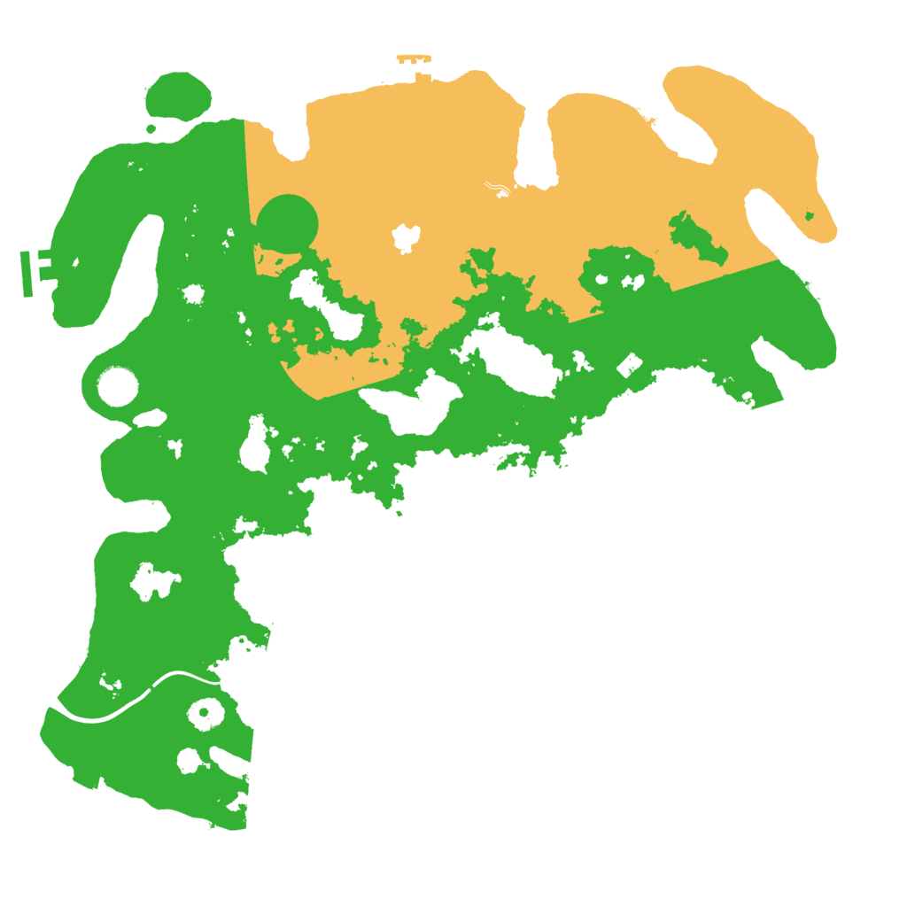 Biome Rust Map: Procedural Map, Size: 4000, Seed: 15858132
