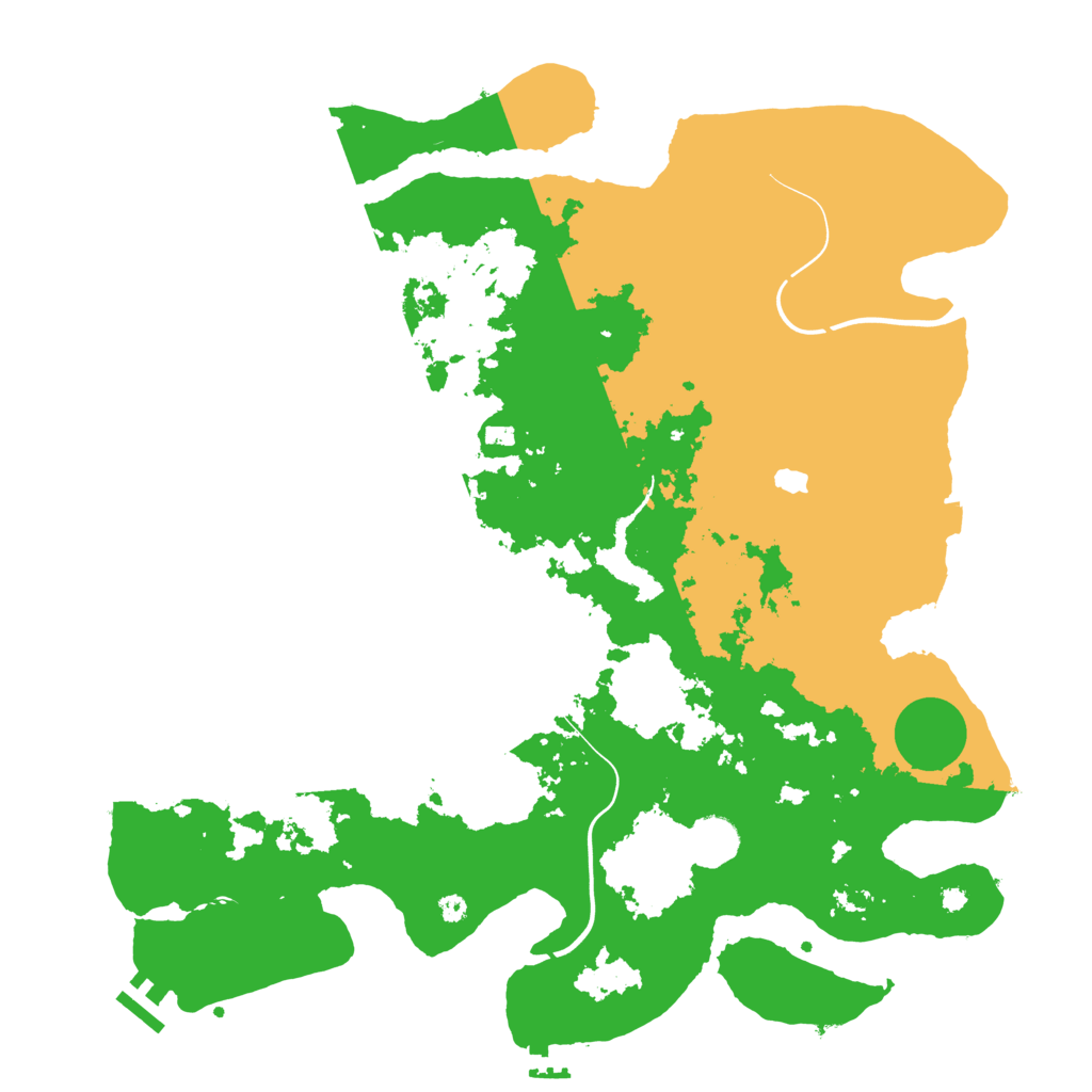 Biome Rust Map: Procedural Map, Size: 4000, Seed: 793482