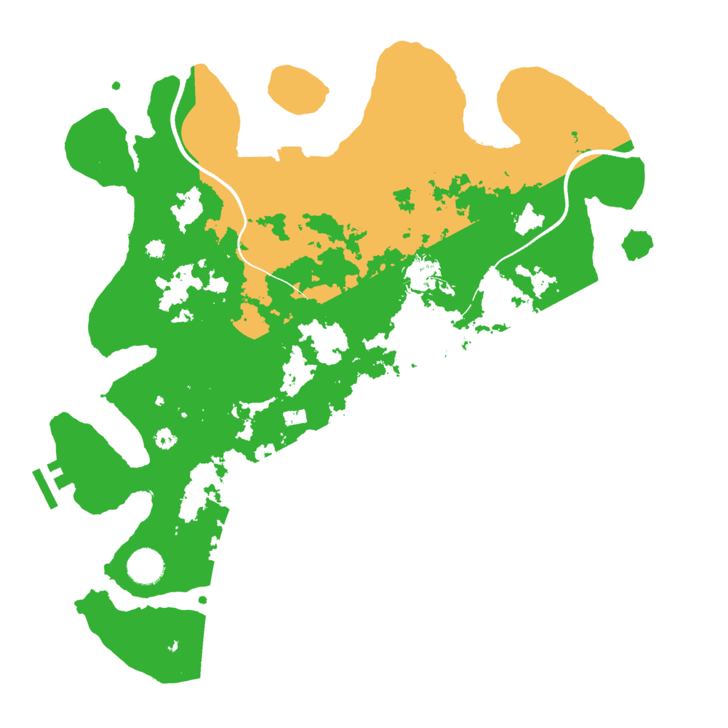 Biome Rust Map: Procedural Map, Size: 3500, Seed: 39657234