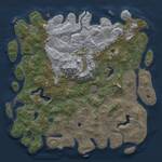 Thumbnail Rust Map: Procedural Map, Size: 5073, Seed: 465478658, 16 Monuments
