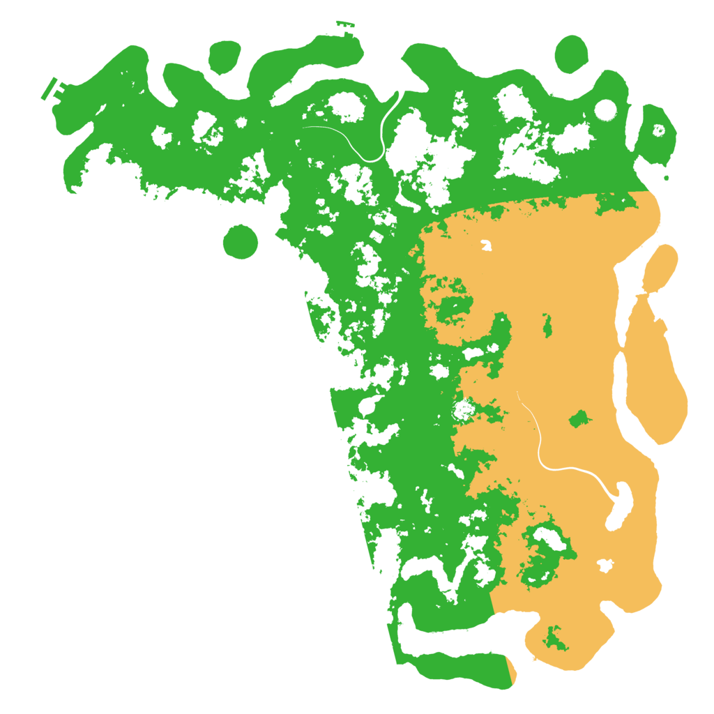 Biome Rust Map: Procedural Map, Size: 5800, Seed: 22394291
