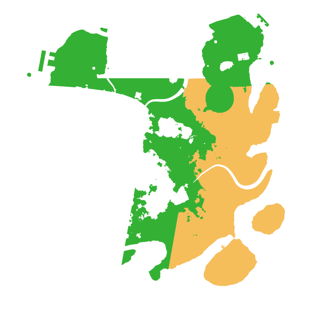 Biome Rust Map: Procedural Map, Size: 3000, Seed: 9465