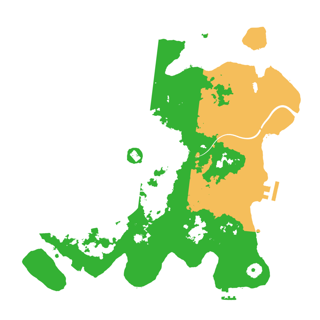 Biome Rust Map: Procedural Map, Size: 3300, Seed: 1888081693