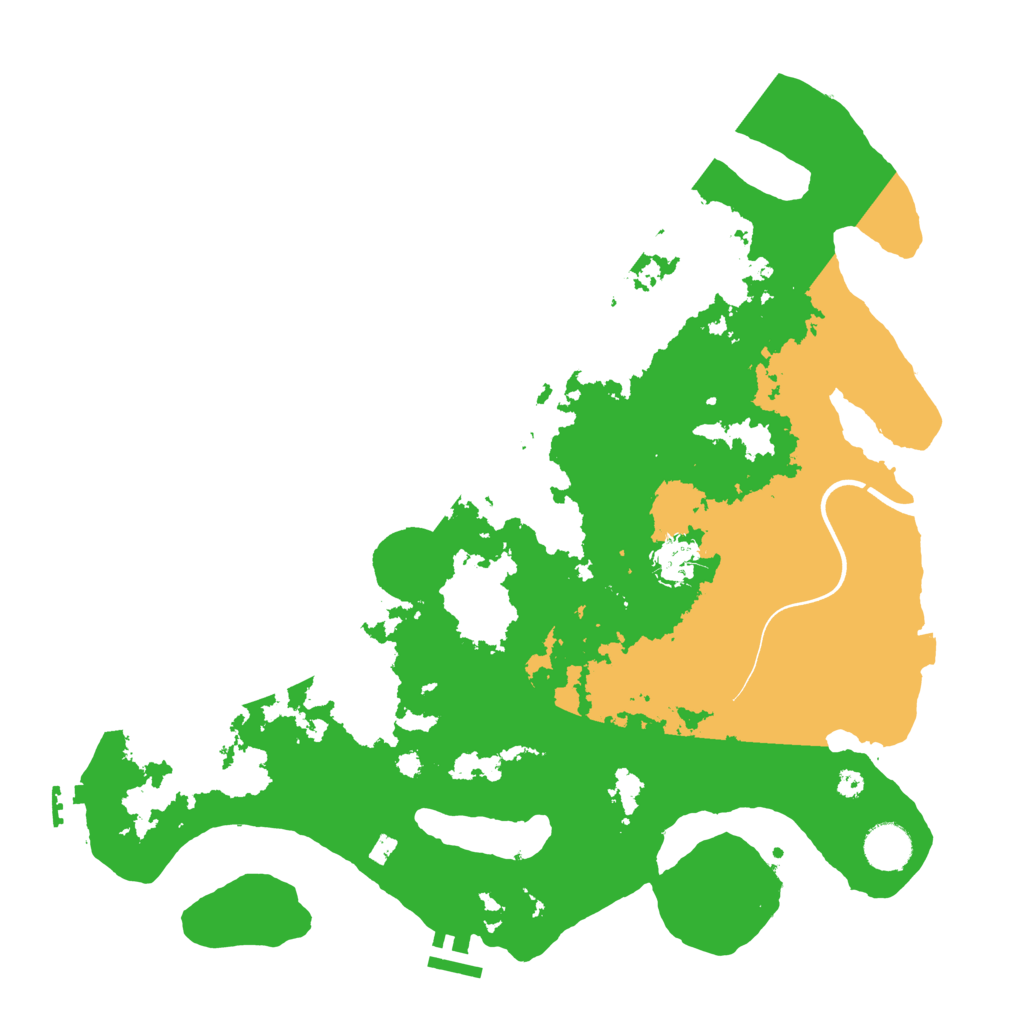 Biome Rust Map: Procedural Map, Size: 3800, Seed: 967845