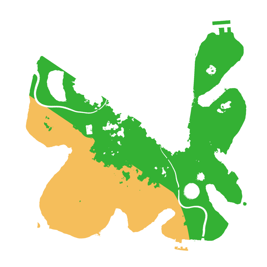 Biome Rust Map: Procedural Map, Size: 3000, Seed: 389835981