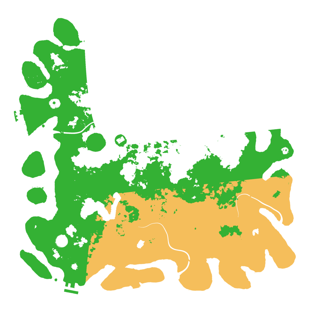 Biome Rust Map: Procedural Map, Size: 4500, Seed: 67893414