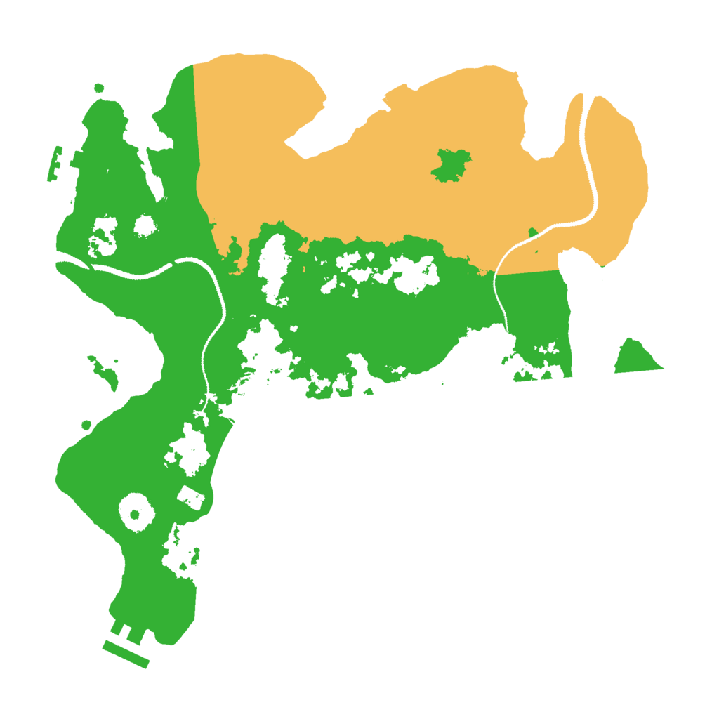 Biome Rust Map: Procedural Map, Size: 3000, Seed: 31745