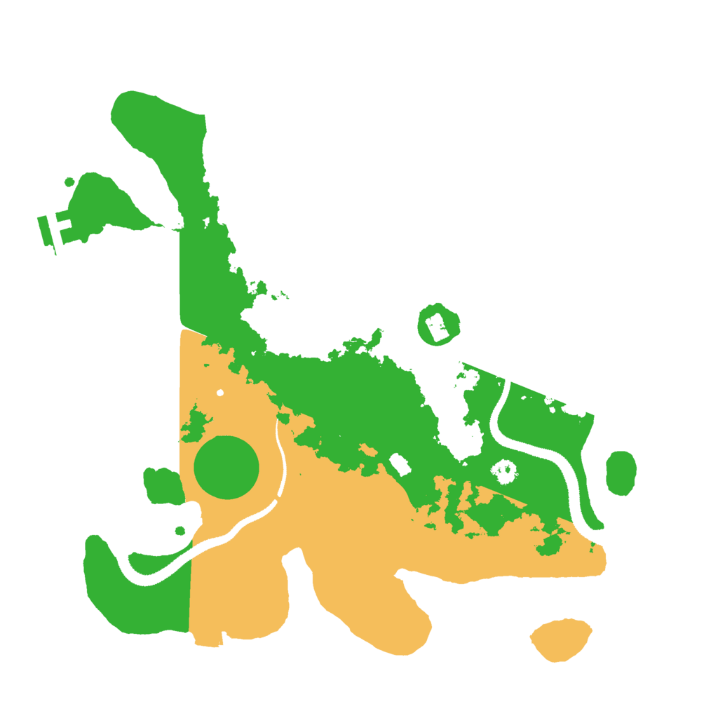 Biome Rust Map: Procedural Map, Size: 3000, Seed: 20914