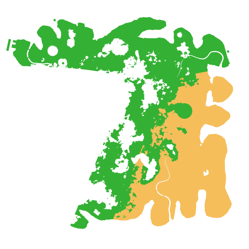 Biome Rust Map: Procedural Map, Size: 4250, Seed: 84473