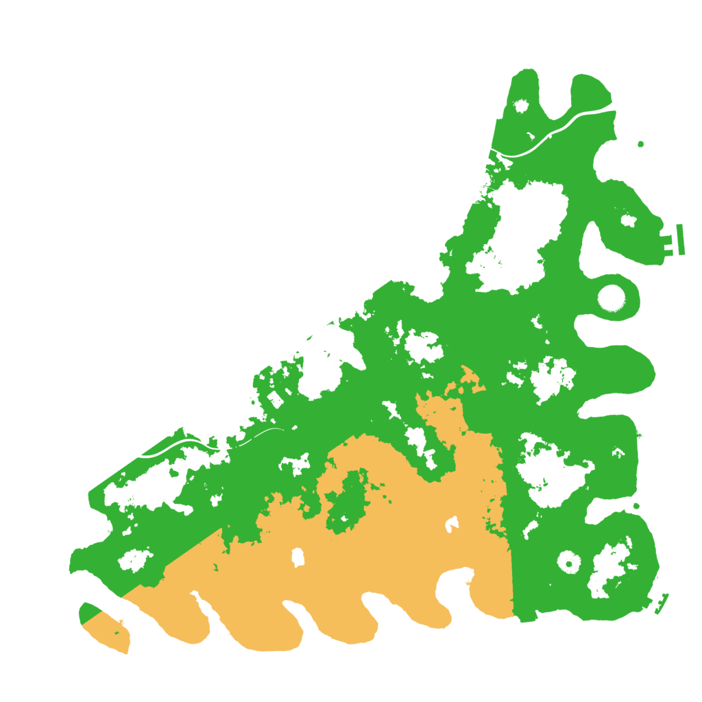 Biome Rust Map: Procedural Map, Size: 4600, Seed: 1542847