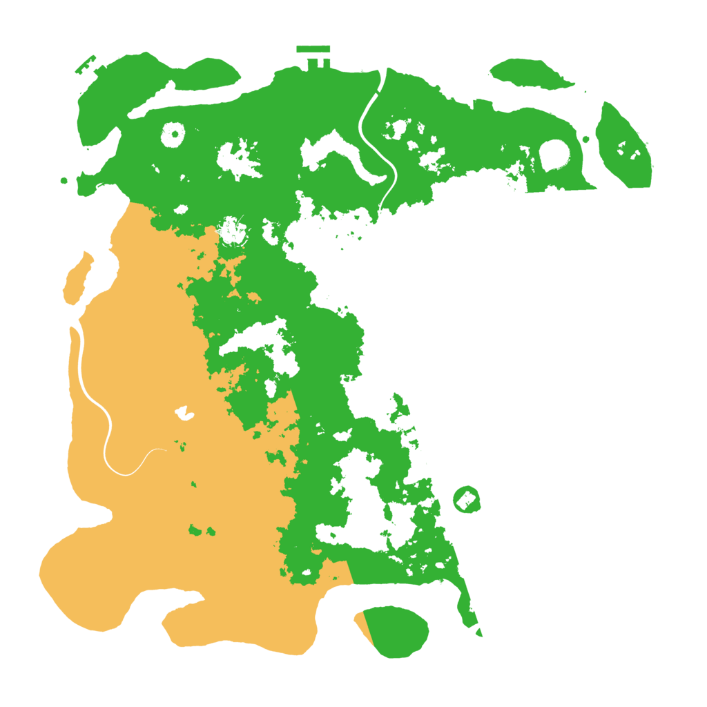 Biome Rust Map: Procedural Map, Size: 4250, Seed: 25137